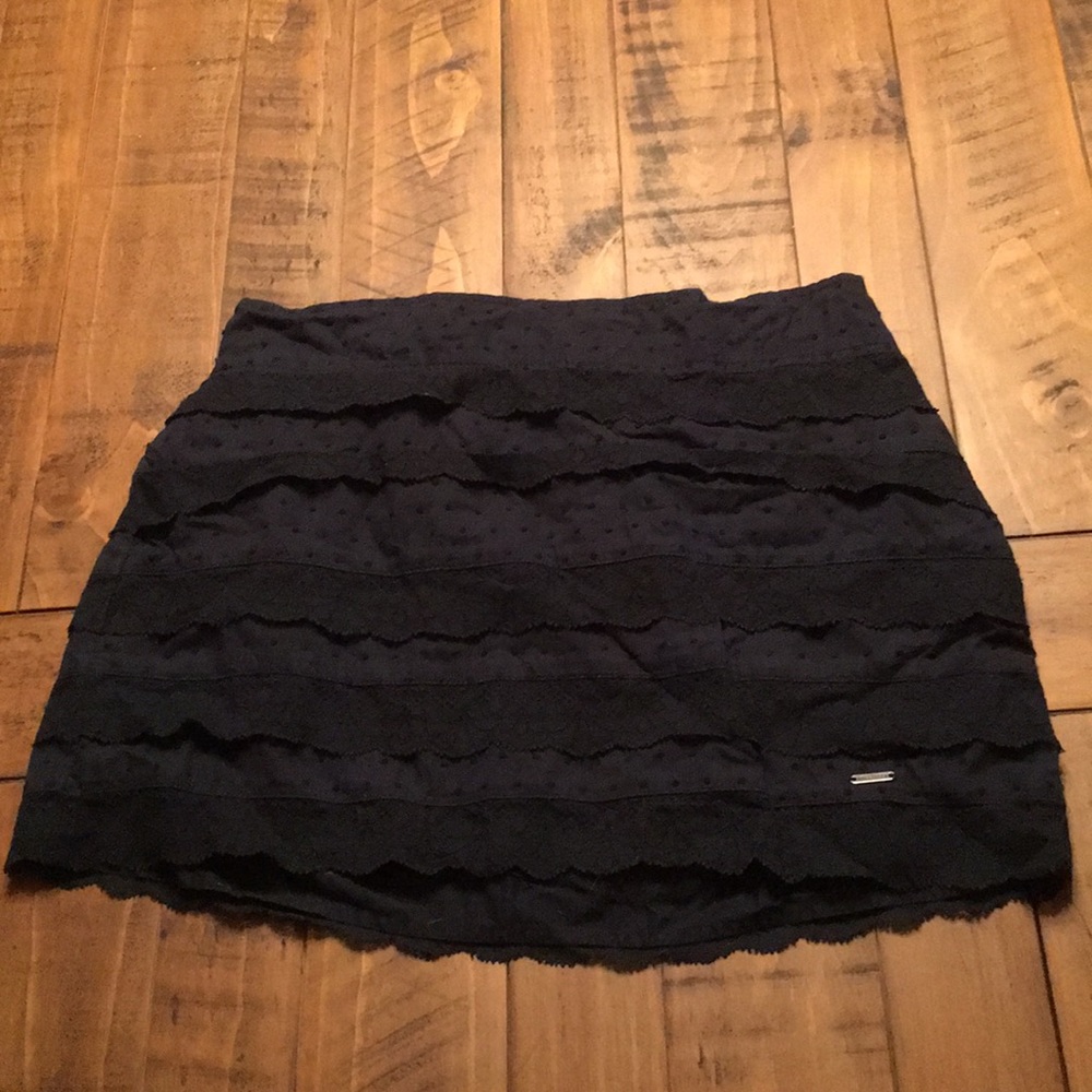 Navy Blue Mini Skirt